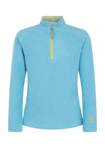 Girls Speed Fleece Zip T-Neck