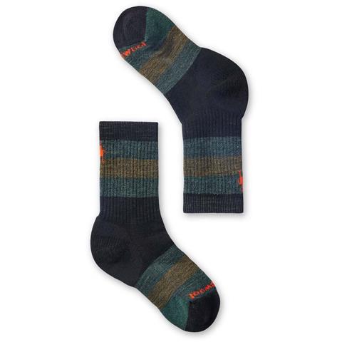 Kids Hike Full Cushion Striped Crew Socks