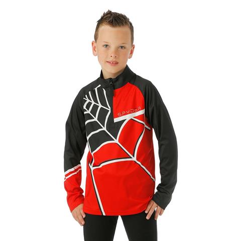 Boys Web Zip T-Neck