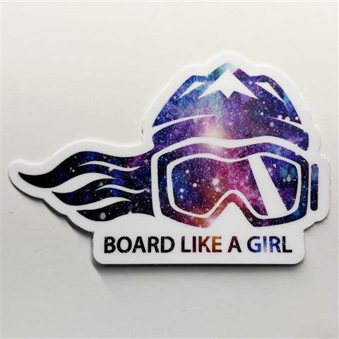 3" Galaxy Sticker