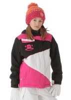 'Girls Julius Zig-Zag Insulated Jacket (Black) - Black - 'Girls Julius Zig-Zag Insulated Jacket (Black)                                                                                                        