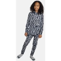 Kids' Lightweight Base Layer Set - Lined Letters