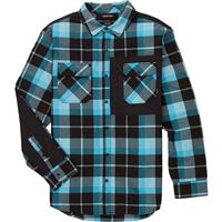 Brighton Performance Flannel- Men's - True Black Ripple Plaid / True Black