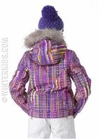 Girls Lola Jacket - Harmony Acid Print / Bryte Bubblegum - Spyder Girls Lola Jacket - winterkids.mom                                                                                                             