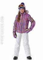 Girls Lola Jacket - Harmony Acid Print / Bryte Bubblegum - Spyder Girls Lola Jacket - winterkids.mom                                                                                                             