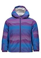 Bitsy Charm Jacket - Grape Star Print / French Blue - Spyder Bitsy Charm Jacket - winterkids.mom                                                                                                            