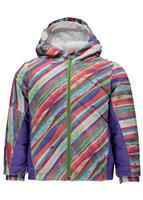 Bitsy Charm Jacket - Multi Splatter Print / Iris - Spyder Bitsy Charm Jacket - winterkids.mom                                                                                                            