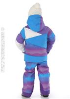 Bitsy Duffy Puff Jacket - French Blue / Grape Star Print / Iris - Spyder Bitsy Duffy Puff Jacket - winterkids.mom                                                                                                       