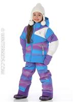 Bitsy Duffy Puff Jacket - French Blue / Grape Star Print / Iris - Spyder Bitsy Duffy Puff Jacket - winterkids.mom                                                                                                       