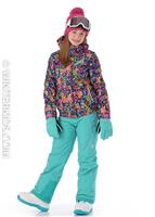 Girls Lola Jacket - Frontier Large Ditz Print - Spyder Spyder Girls Lola Jacket - winterkids.mom                                                                                                      