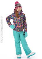 Girls Lola Jacket - Frontier Large Ditz Print - Spyder Spyder Girls Lola Jacket - winterkids.mom                                                                                                      