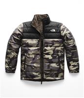 Boys Reversible Mount Chimborazo Jacket - New Taupe Green Camo Print - The North Face Boys Reversible Mount Chimborazo Jacket - winterkids.mom