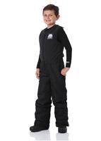 Boys Insulated Everest Snow Bib Pant - Black - Zemu Youth Insulated Snow Everest Bib Pant - winterkids.mom                                                                                           