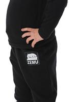 Little Kids Black Fleece Pant - Black - Zemu Little Girls Black Fleece Pant - winterkids.mom                                                                                                  