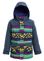 Girls Elstar Parka Jacket - Light Denim / Leopardy Cat - Burton Girls Elstar Jacket - winterkids.mom                                                                                                           