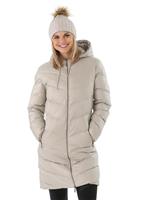Jordan Long Down Coat - Champagne - Nils Jordan Long Down Coat - WinterWomen.com                                                                                                          