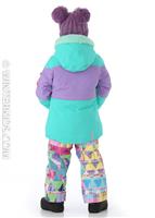 Toddler Girls Pop Star Jacket - Glacier Pool (19182) - Obermeyer Toddler Girls Pop Star Jacket - winterkids.mom                                                                                              