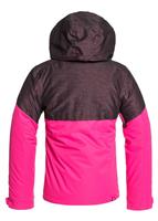 Frozen Flow Girl Jacket - Beetroot Pink - Roxy Frozen Flower Girl Jacket - winterkids.mom                                                                                                       