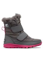 Toddler Whitney Strap Boot - Quarry / Ultra Pink - Sorel Toddler Whitney Strap Boot - winterkids.mom                                                                                                     