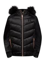 Girls Liveluster Jacket - Black - Under Armour Girls Liveluster Jacket - winterkids.mom                                                                                                 