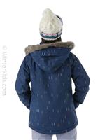 Girls Bennett Jacket - Chambray Stripe - Girl's Bennett Jacket                                                                                                                                 