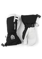 Junior Army Leather Heli Ski 3 Finger Glove