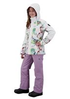 Girls Taja Print Jacket - Uncharted (21136) - Obermeyer Girls Taja Print Jacket - winterkids.mom                                                                                                    