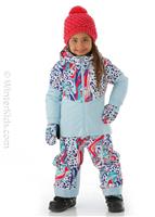 Toddler Girls Conquer Jacket - Frost - Spyder Toddler Girls Conquer Jacket - winterkids.mom                                                                                                  