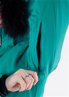 Women's Brooke Jacket with Fur - Tropical Green - Sunice Women's Brooke Jacket with Fur - WinterWomen.com                                                                                               