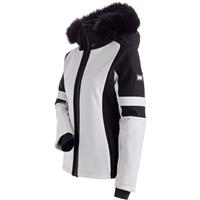 Women's Gstaad Faux Fur Parka - White / Black -                                                                                                                                                       