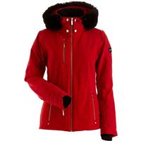 Women's Niseko Faux Fur Parka - Red -                                                                                                                                                       