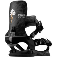 Men's Katana AW AsymWrap FASE PRO Snowboard Bindings - Black