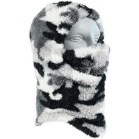 Junior Fuzzy Hood Balaclava - Snow Camo