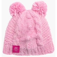 Youth Fluff Balls Beanie - Bubble Gum