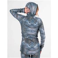 Women's Cloudchaser Hooded Baselayer Top - Geode Black
