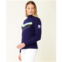 Women's Poppy Mock Tneck Sweater - Navy (413)