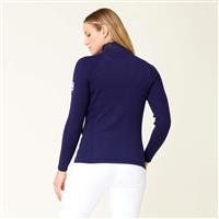 Women's Poppy Mock Tneck Sweater - Navy (413)
