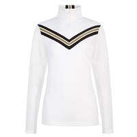 Women's Luxe 1/2 Zip Top - White