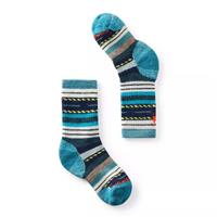 Kids Hike Full Cushion Margarita Crew Socks - Cascade Green