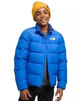 Big Kid's Reversible North Down Jacket - Optic Blue