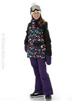 Girls Elstar Parka Jacket - Flower Power - Girl's Elstar Parka Jacket                                                                                                                            