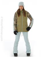 Women's Keelan Jacket - Martini Olive / Barren Camo / Ether Blue - Women's Keelan Jacket                                                                                                                                 