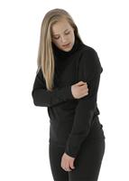 Women's Northern Ridge Polar Stretch Fleece Half Zip - Black - Northern Ridge Womens Polar Stretch Fleece Half Zip - WinterWomen.com                                                                                 