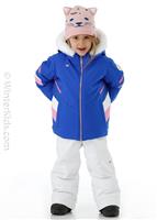 Toddler Girls Katelyn Jacket W/ Faux Fur - Iris Blue (20162) - Toddler Girls Katelyn Jacket W/ Faux Fur - winterkids.mom                                                                                             