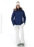 Women's Evanna Sc Down Jacket - Navy (20167) - Women's Evanna Sc Down Jacket - Winterwomen.com                                                                                                       