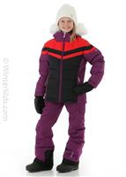 Girl's Sage Jacket - Black - Sunice Girls Sage Jacket - winterkids.mom                                                                                                             