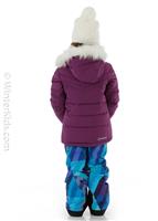 Girl's Sage Jacket - Plum - Sunice Girls Sage Jacket - winterkids.mom                                                                                                             