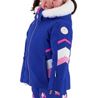 Toddler Girls Katelyn Jacket W/ Faux Fur - Iris Blue (20162) - Toddler Girls Katelyn Jacket W/ Faux Fur - winterkids.mom                                                                                             