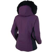 Sunice Rae Jacket with Real Fur - Women's - Blackberry
