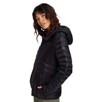 Women's Evergreen Down Collar Jacket - True Black - Women's Evergreen Down Hooded Jacket                                                                                                                  